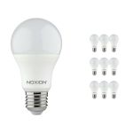 Multipack 10x Noxion Lucent Classic LED E27 Birne Matt 8.5W 806lm - 827 Extra Warmweiß | Dimmbar - Ersatz für 60W
