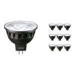 Multipack 10x Philips Master LED Spot GU5.3 MR16 6.7W 440lm 36D - 930 Warmweiß | Höchste Farbwiedergabe - Dimmbar - Ersatz für 35W