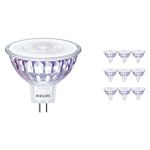 Multipack 10x Philips Master Value LED Spot GU5.3 MR16 7.5W 660lm 60D - 940 Kaltweiß | Höchste Farbwiedergabe - Dimmbar - Ersatz für 50W