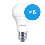 Multipack 6x Philips MASTER Value LED Glühbirne E27 Birne Matt 7.8W 1055lm - 927 Extra Warmweiß | Höchste Farbwiedergabe - Dimmbar - Ersatz für 75W