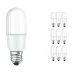 Multipack 10x Ledvance Classic LED E27 Linear Matt 9W 1050lm - 840 Kaltweiß | Ersatz für 75W