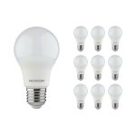Multipack 10x Noxion Lucent Classic LED E27 Birne Matt 4.9W 480lm - 830 Warmweiß | Ersatz für 40W