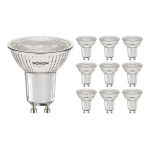 Multipack 10x Noxion LED-Spot GU10 PAR16 4W 345lm 36D - 830 Warmweiß | Dimmbar - Ersatz für 50W