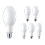 Multipack 6x Philips TrueForce Core LED E27 HPL/SON Matt 18W 3000lm 300D - 830 Warmweiß | Ersatz für 80W