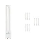 Multipack 10x Ledvance Dulux-L LED 8W - 830 Warmweiß | 4-Pins - Ersatz Für 18W