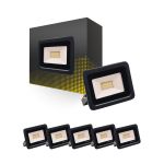 Multipack 6x Bright Choice LED-Scheinwerfer 20W 2000lm 100D - 840 Kaltweiß | IP66 - Symmetrisch
