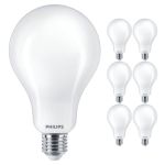 Multipack 6x Philips Corepro LED Glühbirne E27 Birne Matt 23W 3452lm - 865 Tageslichtweiß | Ersatz für 200W