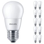 Multipack 10x Philips Corepro LED Lustre E27 Kugel Matt 7W 806lm - 827 Extra Warmweiß | Ersatz für 60W