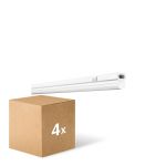 Multipack 4x Ledvance LED Deckenleuchte Linear Kompakt Schalter 8W 800lm - 830 Warmweiß | 60cm