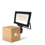 Multipack 4x Noxion LED-Scheinwerfer Beamy G3 50W 5500lm 110D - 840 Kaltweiß | IP44 - Bewegungs- und Lichtsensor - Symmetrisch