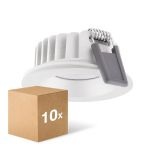 Multipack 4x Ledvance LED-Spot Air Fix Aluminium Weiß 6W 510lm 36D - 930 Warmweiß | Ausschnitt 68mm - IP65 - Höchste Farbwiedergabe - Dimmbar