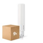 Multipack 9x Philips CorePro PL-C LED 8.9W 1100lm - 840 Kaltweiß | 2-Pins - Ersatz Für 26W