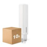 Multipack 10x Philips CorePro PL-C LED 9.5W 1100lm - 840 Kaltweiß | 4-Pins - Ersatz Für 26W