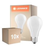 Multipack 10x Ledvance Classic LED E27 Birne Fadenlampe Matt 17W 2452lm - 827 Extra Warmweiß | Ersatz für 150W