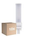 Multipack 10x Ledvance DULUX-D LED 5W - 840 Kaltweiß | 2-Pins - Ersatz Für 10W