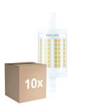 Multipack 10x Philips LED Linear R7s CorePro 78mm 11.5W 1521lm - 830 Warmweiß |Ersatz Für 100W