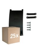 Multipack 25x Zugentlastung Junctionbox mit Terminal block - Schwarz - 3 pole (Für Noxion)