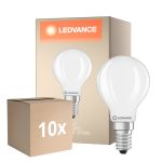 Multipack 10x Ledvance Classic LED E14 Kugel Fadenlampe 5.9W 806lm - 827 Extra Warmweiß | Dimmbar - Ersatz Für 60W