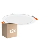 Multipack 12x Osram LED-Downlight Recess Slim Weiß 22W 2000lm 110D - 840 Kaltweiß| Ausschnitt 200mm - IP20