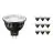 Multipack 10x Philips Master LED Spot GU5.3 MR16 7.5W 485lm 36D - 927 Extra Warmweiß | Höchste Farbwiedergabe - Dimmbar - Ersatz für 50W