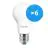 Multipack 6x Philips MASTER Value LED Glühbirne E27 Birne Matt 7.8W 1055lm - 927 Extra Warmweiß | Höchste Farbwiedergabe - Dimmbar - Ersatz für 75W