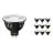 Multipack 10x Philips Master LED Spot GU5.3 MR16 6.7W 440lm 60D - 930 Warmweiß | Höchste Farbwiedergabe - Dimmbar - Ersatz für 35W
