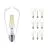 Multipack 10x Philips Corepro LED Glühbirne E27 Edison Fadenlampe Klar 7W 806lm - 827 Extra Warmweiß | Ersatz für 60W
