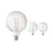 Multipack 3x Calex Smart Tuya Wifi E27 Globe Fadenlampe 7.5W 1055lm - 818-830 Abstimmbares Weiß | Dimmbar - Ersatz für 75W 