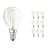 Multipack 10x Ledvance Classic LED E14 Birne Fadenlampe Klar 2.5W 250lm - 827 Extra Warmweiß | Ersatz für 25W