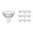 Multipack 10x Philips Master LED Spot GU5.3 MR16 5.8W 345lm 36D - 922-927 Dim To Warm | Höchste Farbwiedergabe - Dimmbar - Ersatz Für 35W