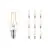 Multipack 10x Philips Corepro LED Lustre E14 Kugel Fadenlampe Klar 2W 250lm - 827 Extra Warmweiß | Ersatz für 25W