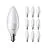 Multipack 10x Philips Corepro LED Kerze E14 Matt 5W 470lm - 827 Extra Warmweiß | Ersatz für 40W