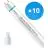 Multipack 10x Philips LED Röhre T8 MASTER Value (EM/Mains) Ultra Output 23W 3700lm - 865 Tageslichtweiß | 150cm - Ersatz für 58W