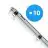 Multipack 10x Noxion LED Feuchtraumleuchte Poseidon V3.0 18-30W 2340-4200lm - 830-865 CCT | 120cm - Durchgangsverdrahtung (5x2.5mm2)