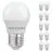 Multipack 10x Noxion Lucent Classic LED E27 Kugel Matt 4.5W 470lm - 827 Extra Warmweiß | Ersatz Für 40W