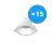 Multipack 15x Noxion LED Downlight Apollo 9W 1100lm 60D - 840 Kaltweiß | 145mm - Ausschnitt 120mm - UGR 