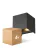 Multipack 4x D'Lite Wandleuchte Elingen Aluminium Schwarz Up & Down 4.9W 480lm - 830 Warmweiß | IP65