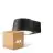 Multipack 4x D'Lite Wandleuchte Lira Schwarz 7W 600lm 830 Warmweiß | IP54