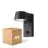 Multipack 4x D'Lite Wandleuchte Lira Schwarz 7W 600lm 830 Warmweiß | IP54 - Bewegungssensor