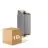 Multipack 10x Nordlux Nico Wandleuchte Aluminium Anthrazit Up & Down | IP54 - Geeignet für 2x GU10