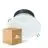 Multipack 4x Philips LED Downlight Coreline DN142B Aluminium Weiß 19.2W 2300lm 60D - 830 Warmweiß | Ausschnitt 200mm - IP20 - Weiß Reflektor