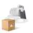 Multipack 4x Ledvance LED-Spot Adjust Aluminium Weiß 8W 720lm 36D - 940 Kaltweiß | Ausschnitt 68mm - IP20 - Höchste Farbwiedergabe - Dimmbar
