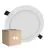 Multipack 4x Ledvance Downlight Slim Alu Weiß 16W 1600lm 90D - 830 Warmweiß | Ausschnitt 175mm - IP44 