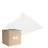 Multipack 4x Ledvance LED Panel Comfort Aluminium Weiß 28W 3640lm - 840 Kaltweiß | 62.5x62.5cm - UGR < 19