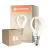 Multipack 6x Osram Classic LED E14 Kugel Fadenlampe Klar 5.5W 806lm - 827 Extra Warmweiß | Dimmbar - Ersatz Für 60W