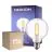 Multipack 15x Noxion Lucent LED E27 Globe Fadenlampe Klar 7W 806lm - 827 Warmweiß | Ersatz Für 60W