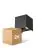 Multipack 2x D'Lite Wandleuchte Elingen Aluminium Schwarz Up & Down 4.9W 480lm - 830 Warmweiß | IP65 - Lichtsensor