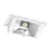 LED Downlight Wallwasher Wally Maxi Weiß 46W 6300lm 70x75D - 830 Warmweiß 
