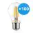 Multipack 100x Noxion Lucent LED E27 Birne Fadenlampe Klar 4.5W 470lm - 822-827 Dim To Warm | Dimmbar - Ersatz für 40W