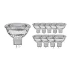 Multipack 10x Noxion LED-Spot GU5.3 MR16 7.5W 621lm 60D - 840 Kaltweiß | Dimmbar - Ersatz für 50W